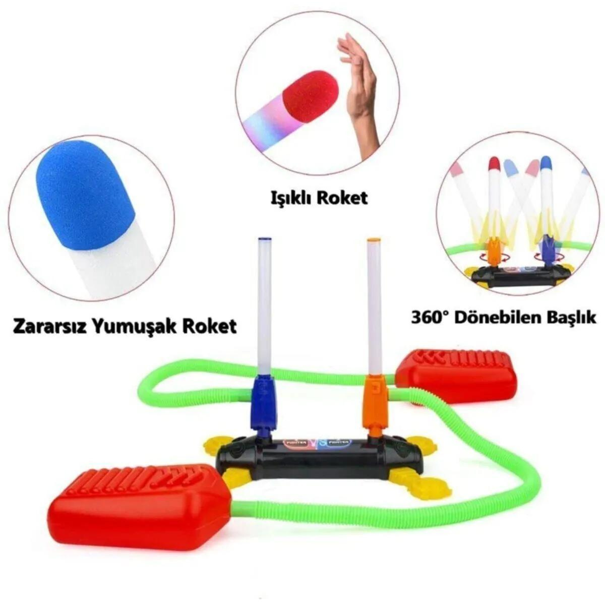 Zeykids Işıklı Roket Seti