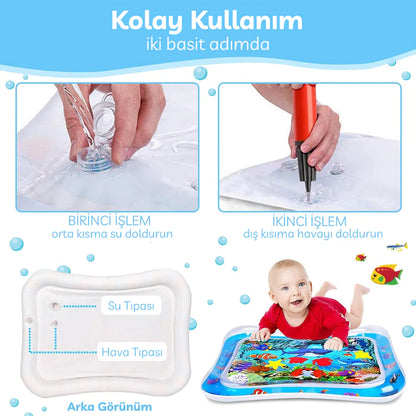 ZeyBaby Tummy Time Su Oyun Matı